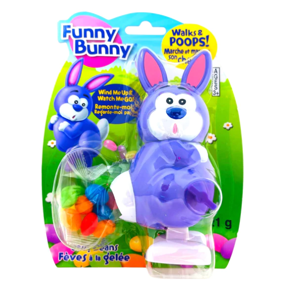 Funny Bunny Wind Up Toy with Candy