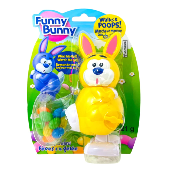 Funny Bunny Wind Up Toy with Candy
