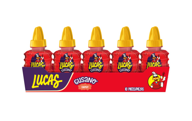 Lucas - Gusano Chamoy Liquid - 1pc (Mexico)