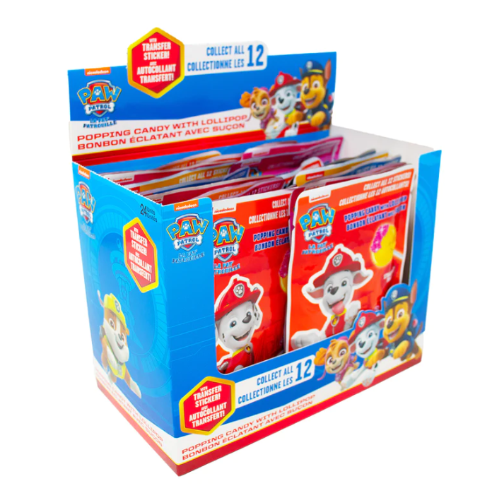 Nickelodeon - Paw Patrol Lollipop with Popping Candy - 13.8g