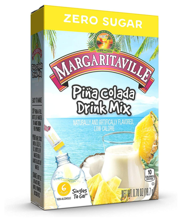 Drink Mix - Margaritaville - Pina Colada - Water Enhancer - 6 pack (1 box)