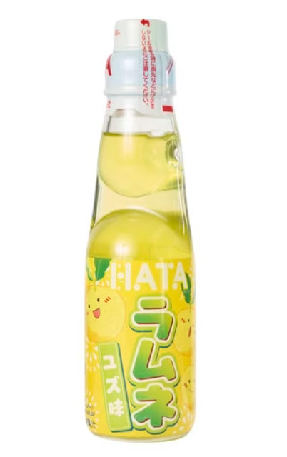 HATA - Ramune Soda Yuzu (Citrus Fruit) - Japanese Soda - 200ml