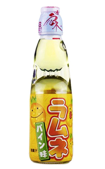HATA - Ramune Soda Pineapple - Japanese Soda - 200ml