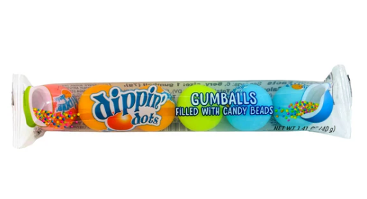 Dippin' Dots - Filled Gumballs with Candy Beads 40g