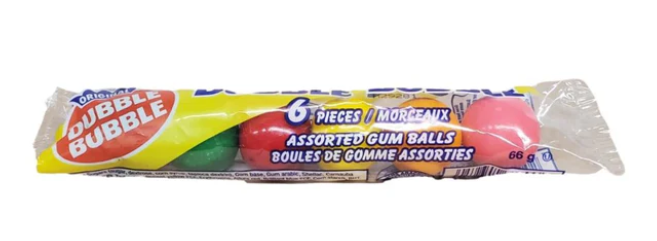 Dubble Bubble - Assorted Gum Balls 66g