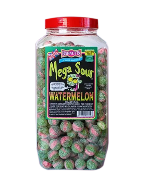 Barnetts- Mega Sour Fruits - Extreme Sour Candy Balls