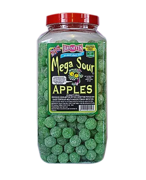 Barnetts- Mega Sour Fruits - Extreme Sour Candy Balls