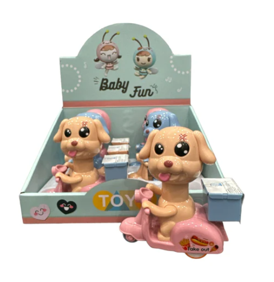 Baby Fun- Doggie Cart Toy with Candy