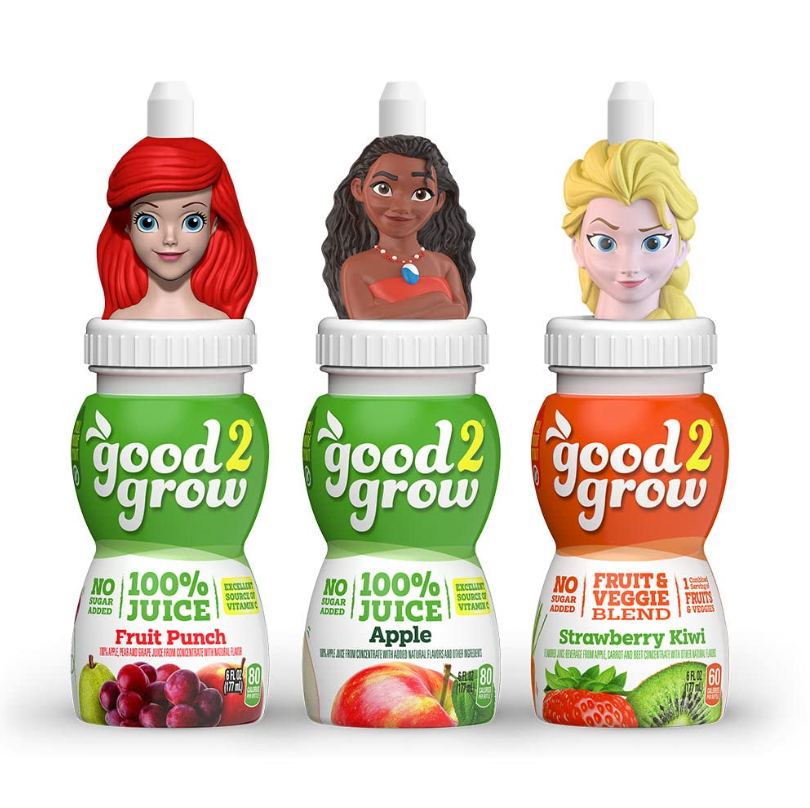 Good2Grow - Fruit Juice with Collectable Character Tops - 3 Pack - 177ml (Character Tops Vary)