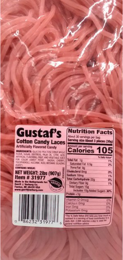 Gustaf's Laces - 2lbs