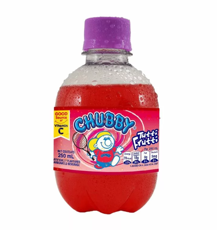 Chubby - Tutti Frutti - Soda Pop - 250ml