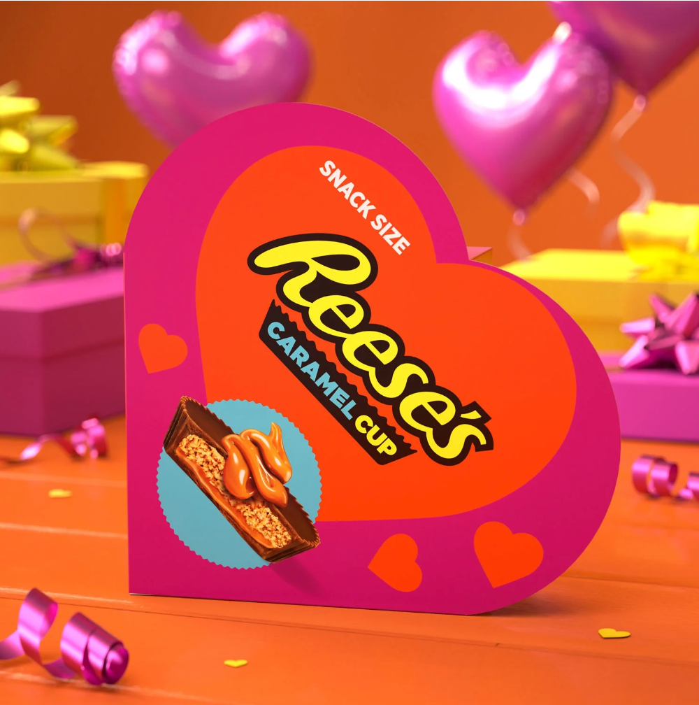 Reese's - Caramel Milk Chocolate Peanut Butter Cups Valentine's Box - 187g