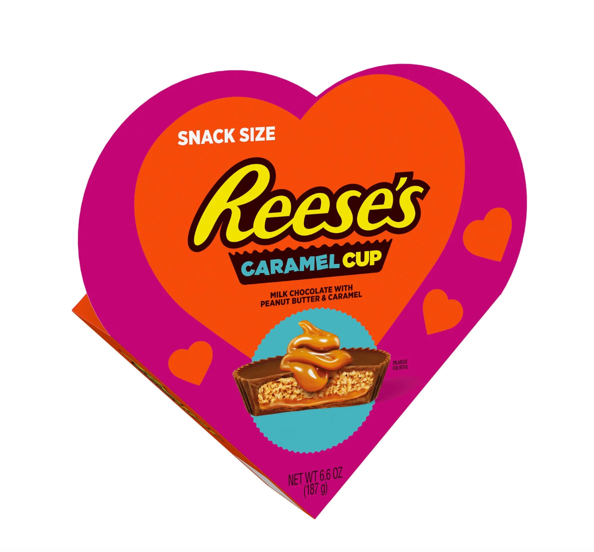 Reese's - Caramel Milk Chocolate Peanut Butter Cups Valentine's Box - 187g