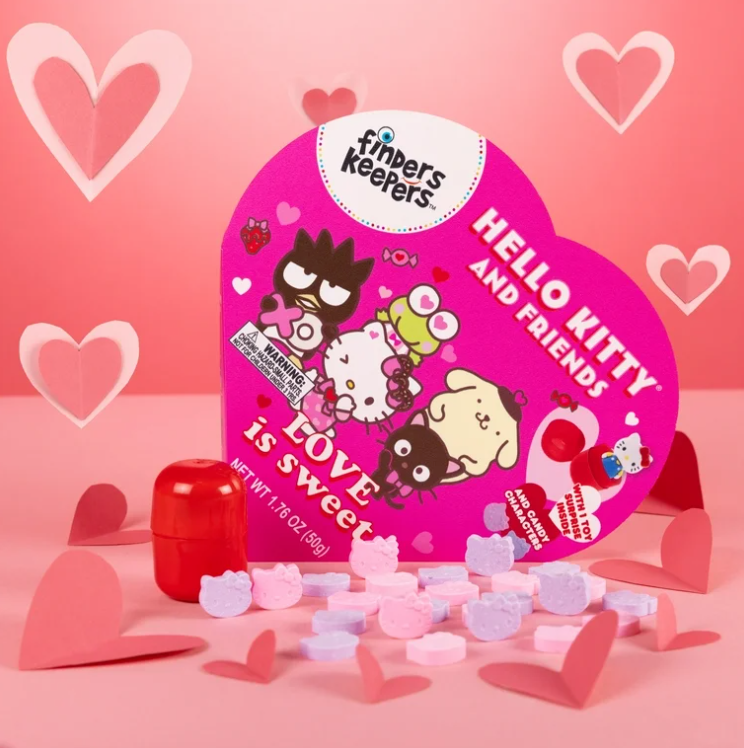 Finders Keepers - Hello Kitty & Friends Love is Sweet - Valentine's Day Candy Box & Toy - 50g