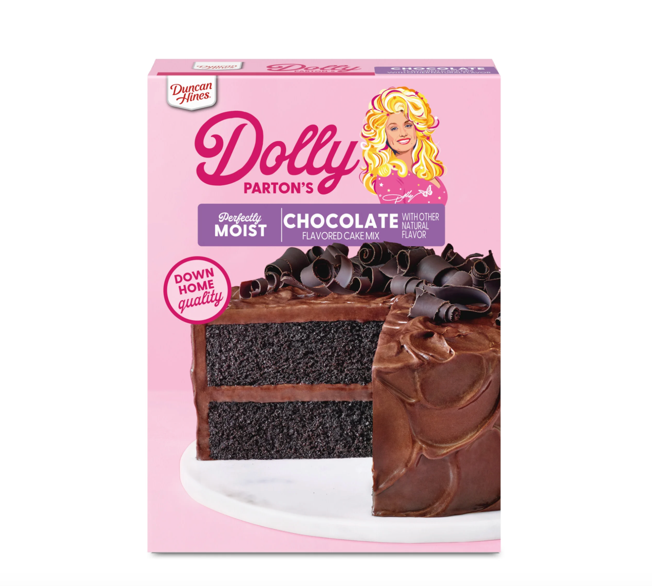 Duncan Hines Dolly Parton's Favorite Chocolate Flavored Cake Mix - 432g