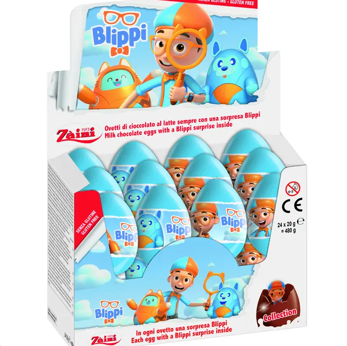 Zaini - Blippi - Chocolate Surprise Egg - 20g