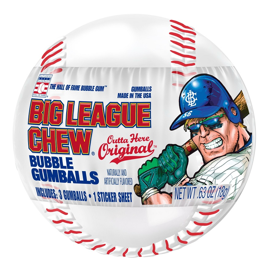 Big League Chew Baseball with Gumballs