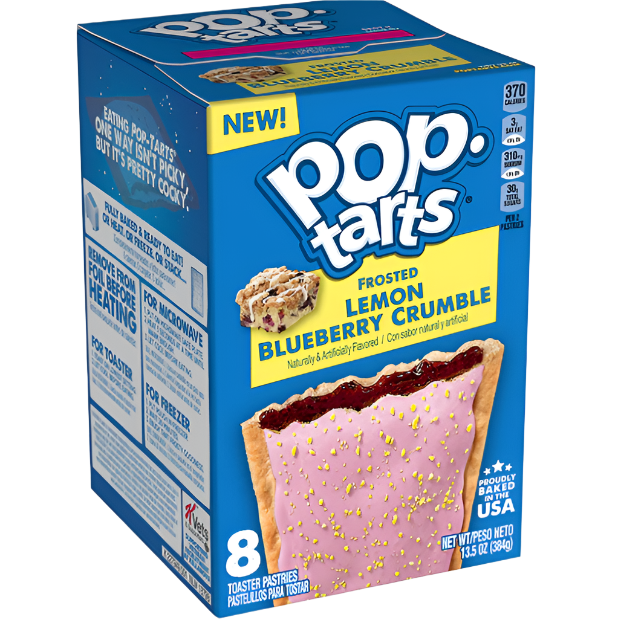 Pop Tarts - Frosted Lemon Blueberry Crumble