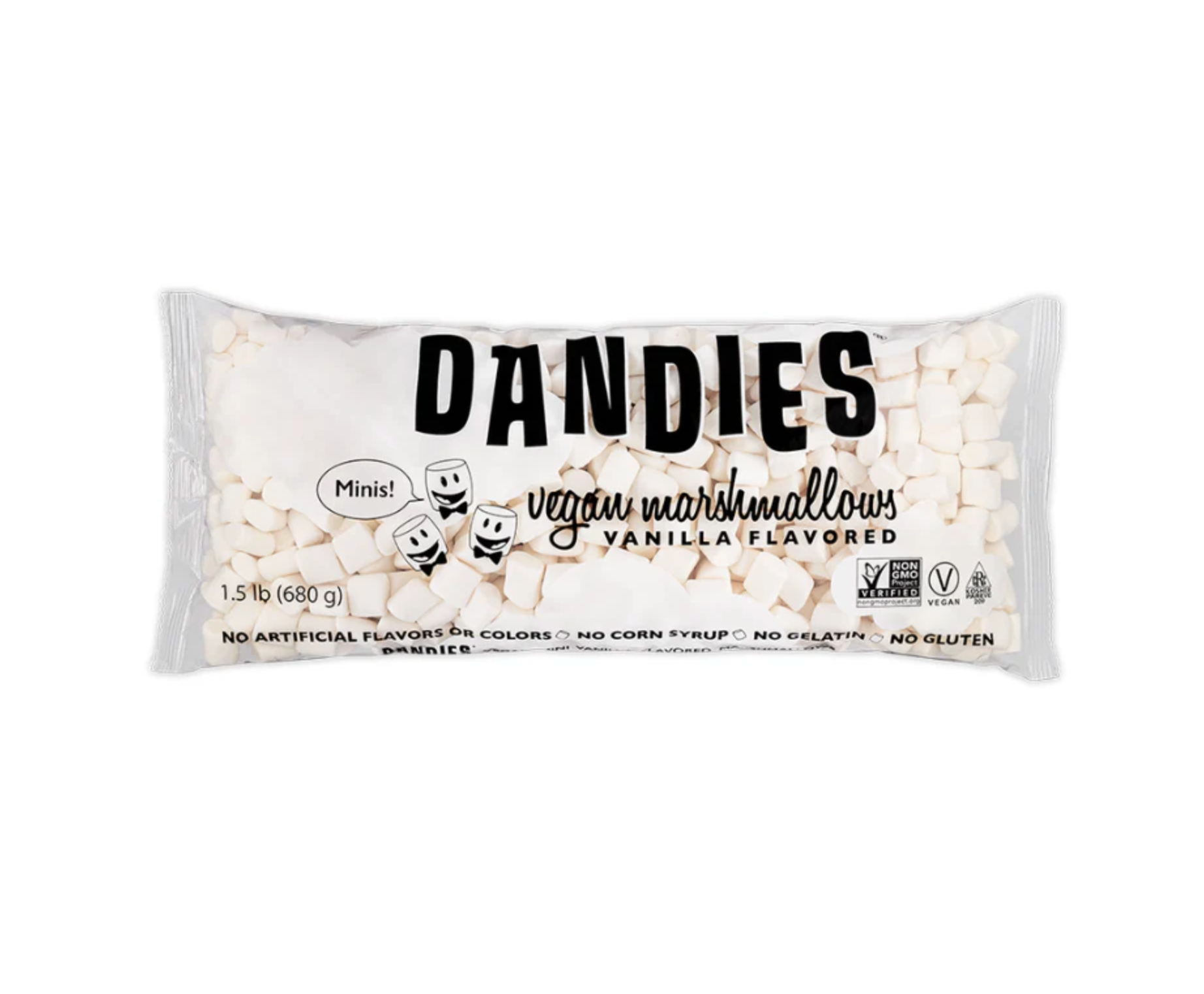 Dandies - Vegan Mini Marshmallows Vanilla Flavored - 680g