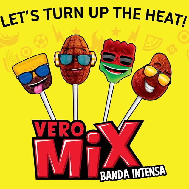 Vero - Mix Banda De Fuego Lollipop - 1pc Assorted (Mexico) - add flavour variant