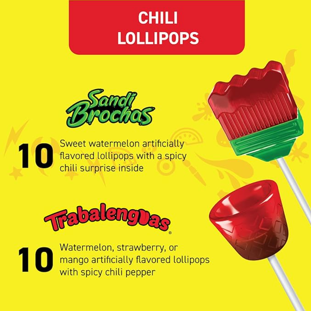 Vero - Mix Banda De Fuego Lollipop - 1pc Assorted (Mexico) - add flavour variant
