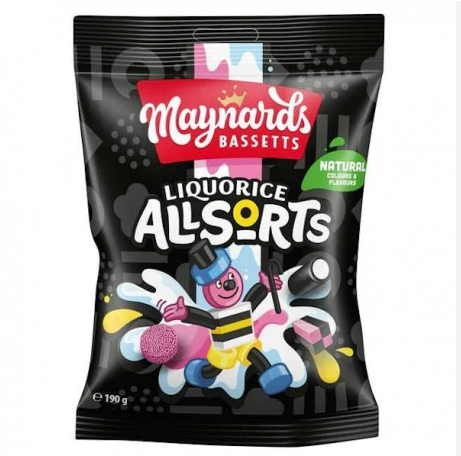Maynards Bassetts - Liquorice Allsorts - 130g (UK)