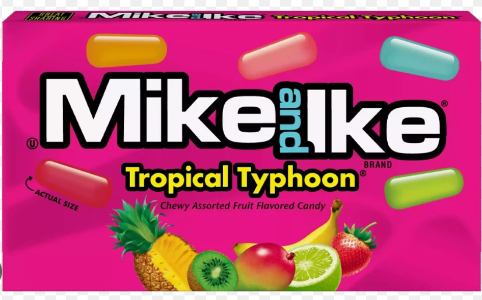 Mike & Ike - Tropical Typhoon - Theatre Box - 120g