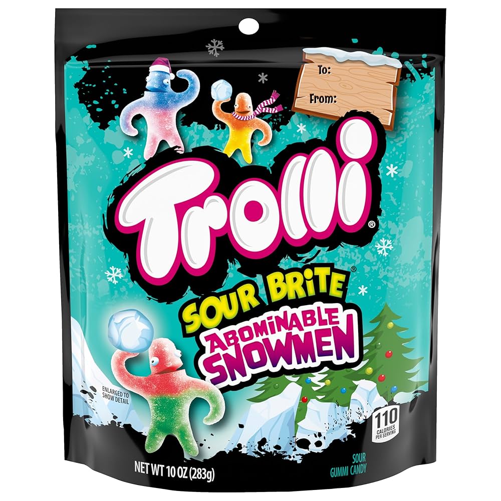Trolli - Sour Brite Abominable Snowman - Theatre Bag - 238g