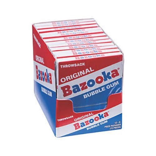 Topps - Bazooka Original Retro Bubble Gum - Mini Wallet 1 Pack - 45g