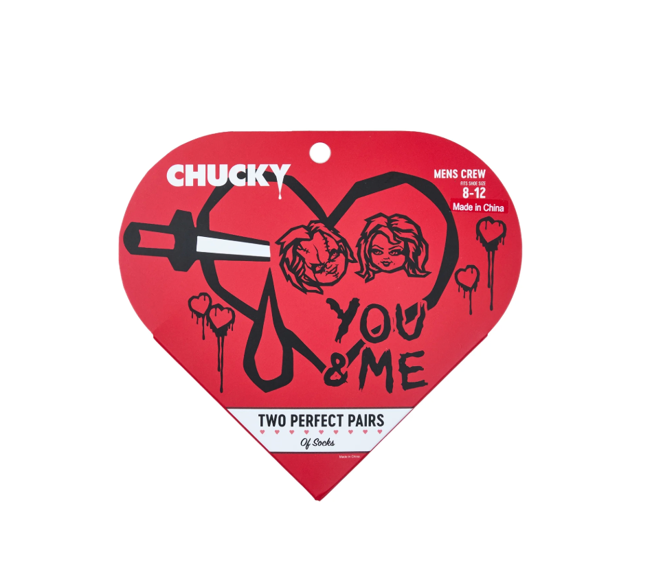 Chucky - Valentine's Adult 2 Pack Gift Box - Socks