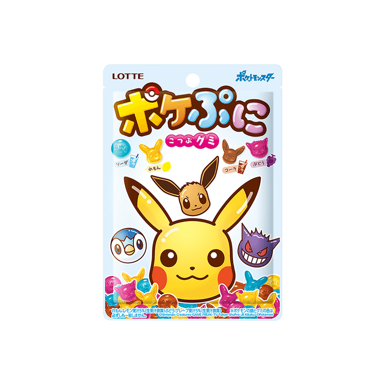 Japanese Lotte Pokemon Pokepuni Gummies 80g