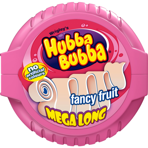 Hubba Bubba - Fancy Fruit - Mega Long Bubble Tape (UK)