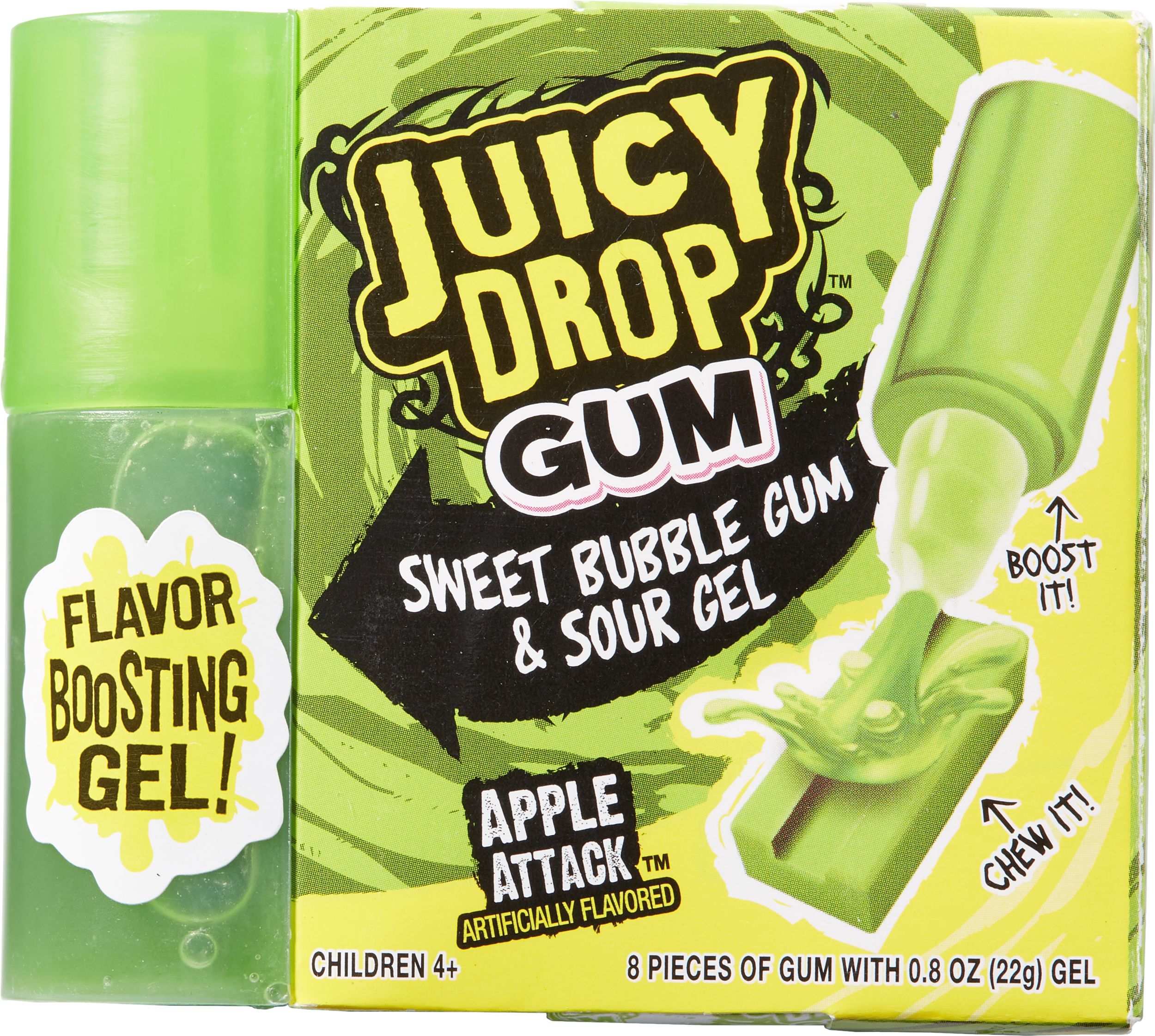 Topps - Juicy Drop Gum and Sour Gel - Assorted Flavours - 22g