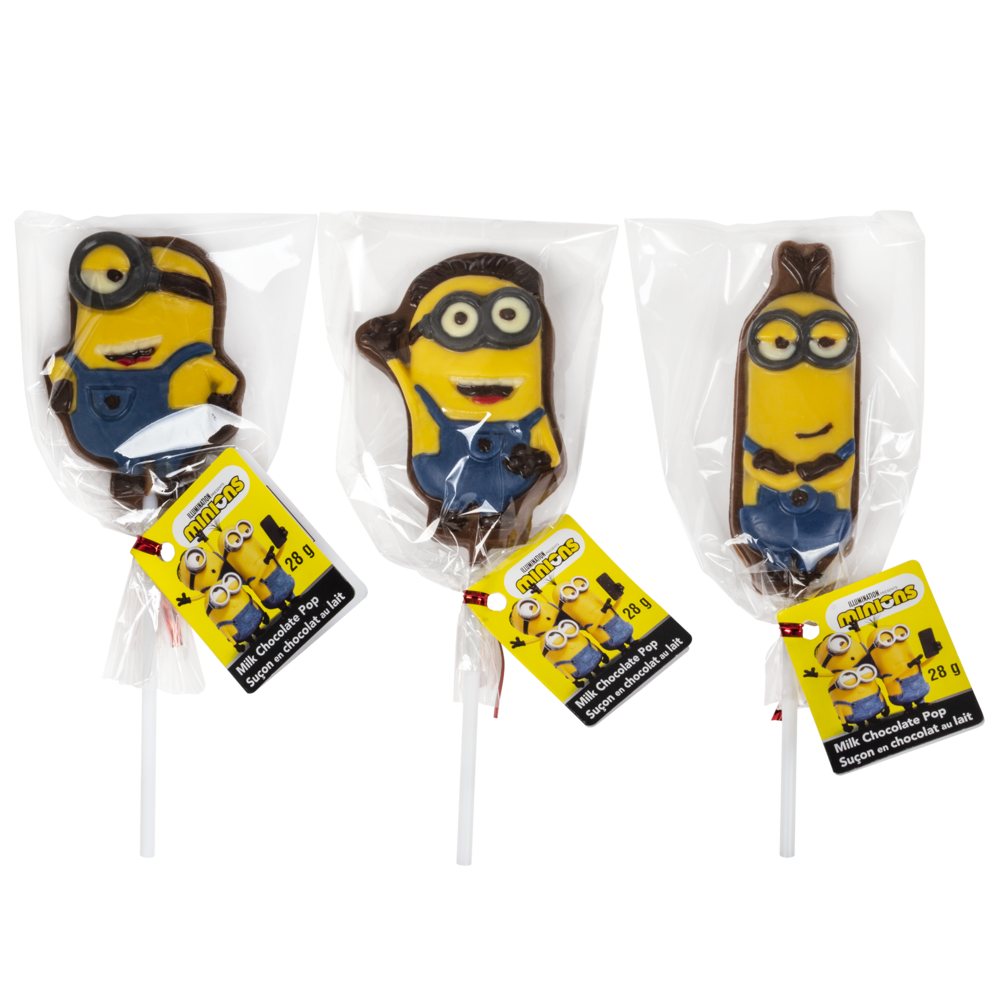 Minions - Chocolate Pops - 28g