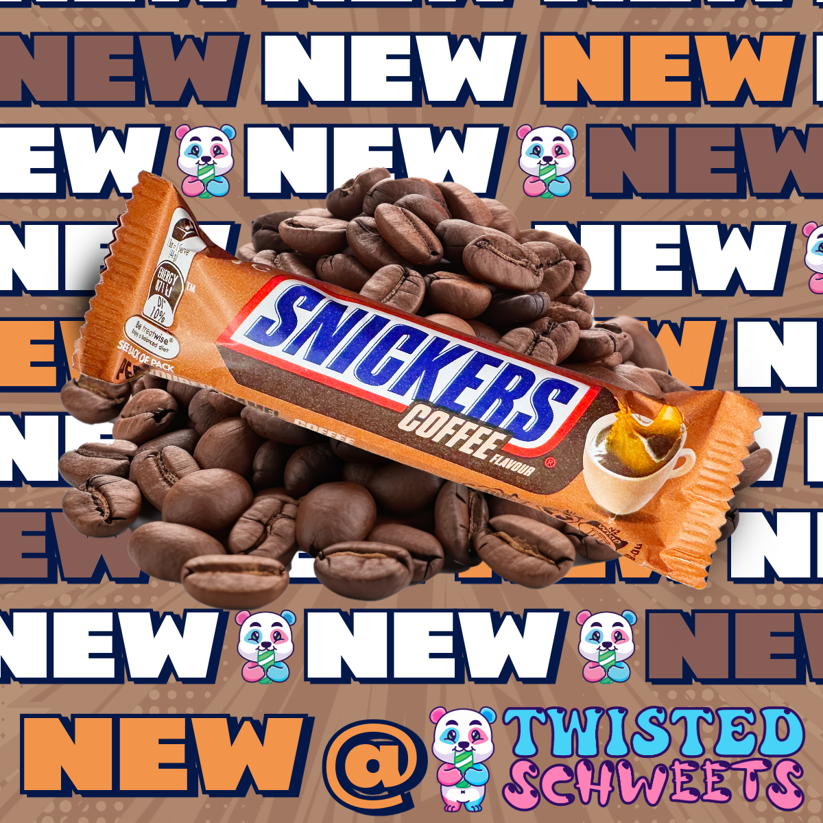 Snickers - Coffee- Chocolate Bar - 44g (Australia)