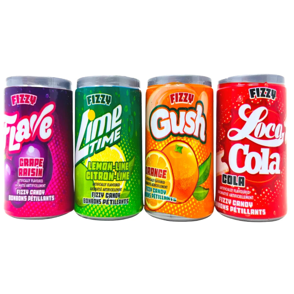 Exclusive Brands - Soda Can Fizzy Candy - 42g (6 pack)