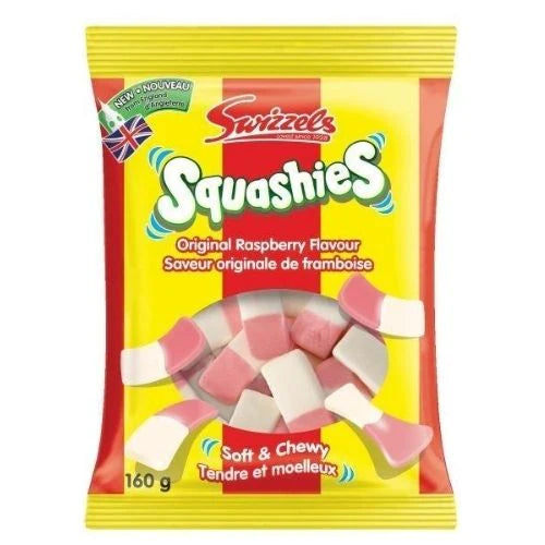 Swizzels - Squashies Original Raspberry - Theatre Bag - 160g (UK)