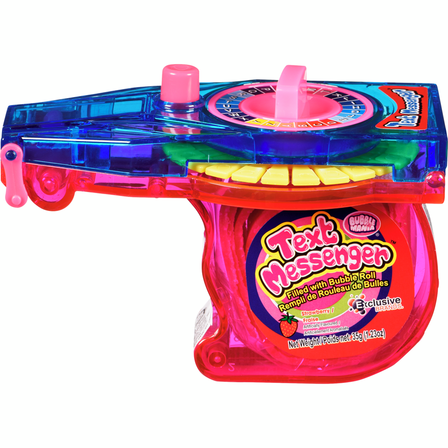 Bubble Mania Text Messenger Bubble Gum