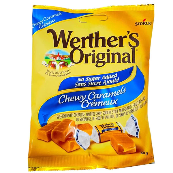 Werthers - Original Chewy Caramels - Sugar Free - 1.46oz