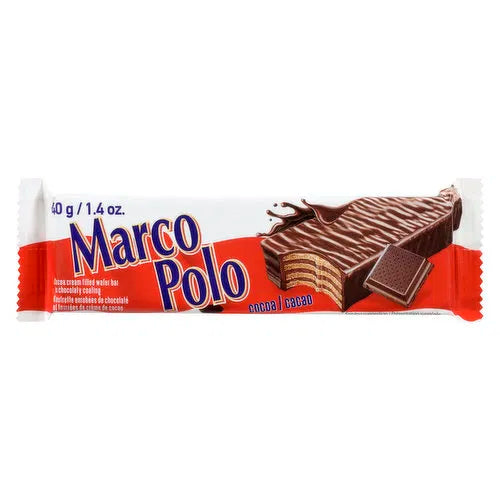 Marco Polo - Cocoa Chocolate Wafer Bar - 40g (Europe)