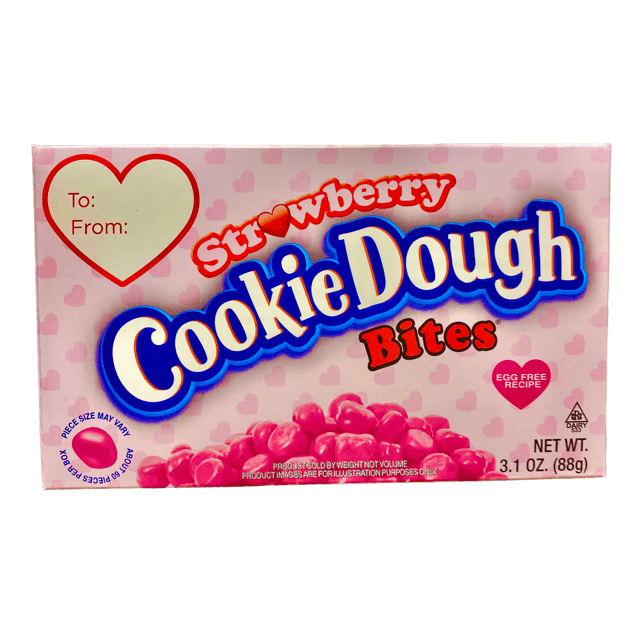 Taste Of Nature - Cookie Dough Strawberry Valentines Bites -  Theater Box - 88g