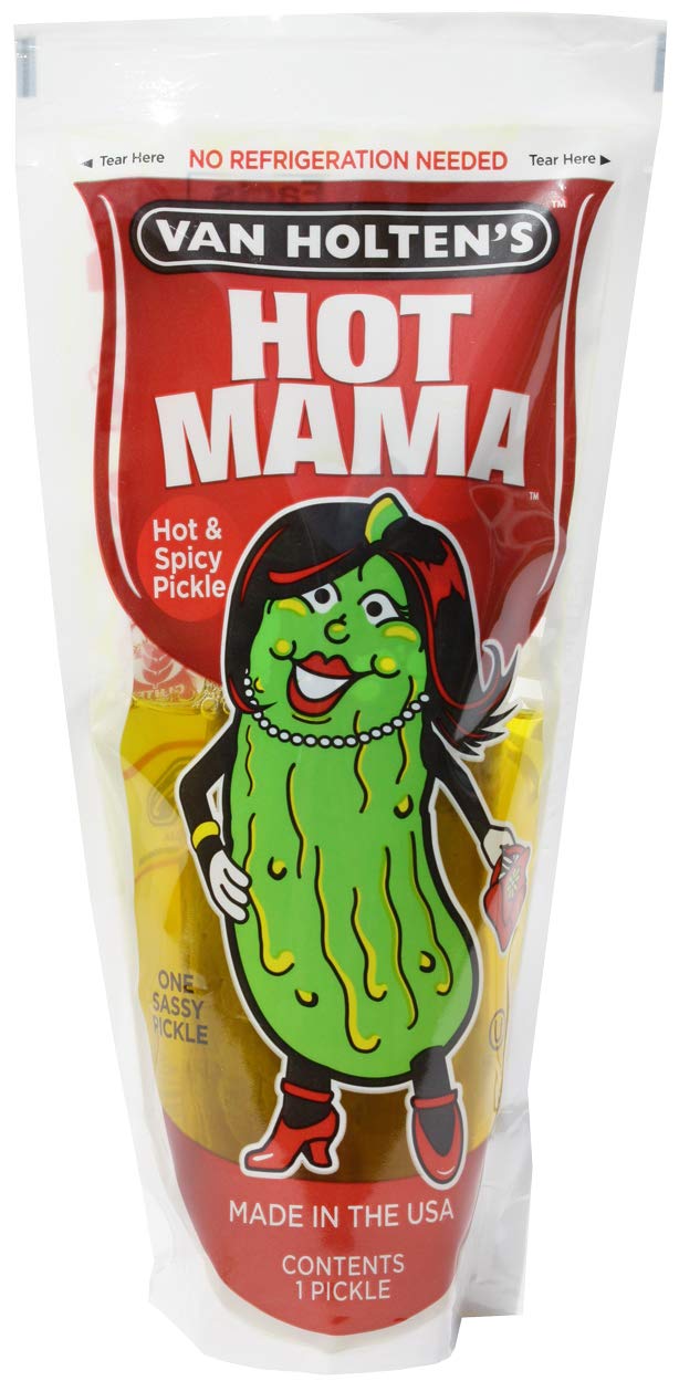 Van Holten's - Hot Mama Jumbo - Pickle in a Pouch - 1 Pickle