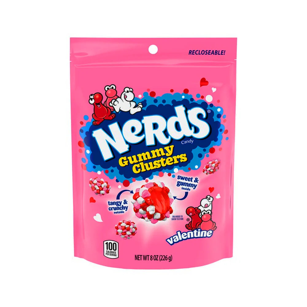 Nerds Gummy Clusters Valentines Day - Theatre Bag - 226g