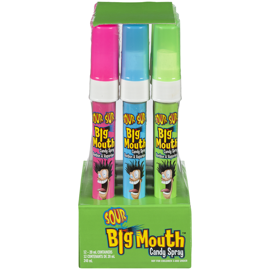 Topps - Big Mouth Sour Candy Spray - 1pc