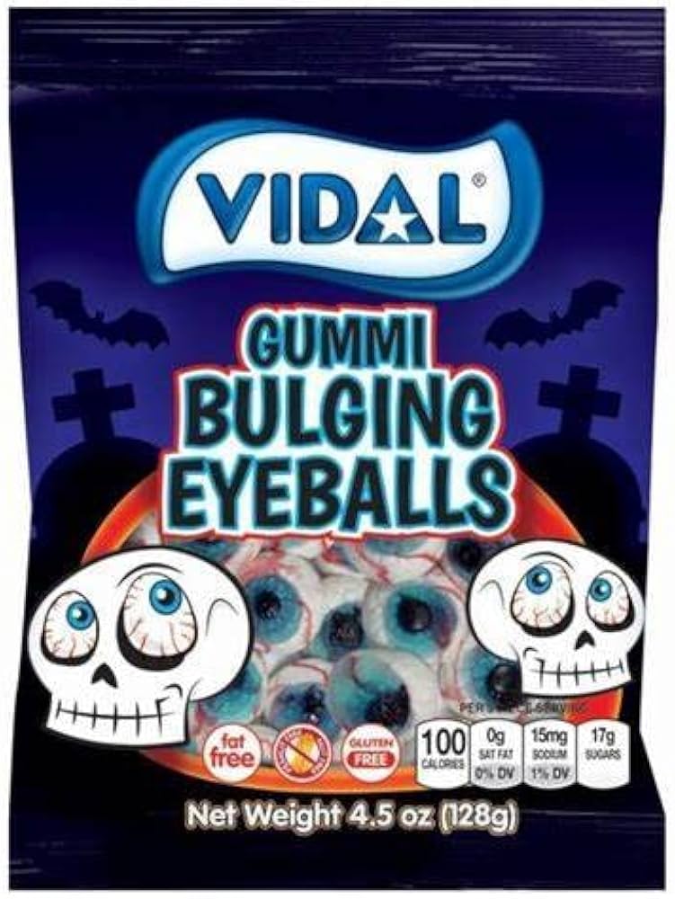 Vidal - Gummi Bulging Eyeballs - 127g