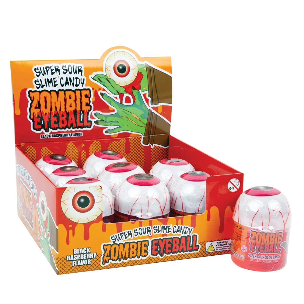 Boston America - Zombie Eyeball - Super Sour Slime Candy - 3.5oz