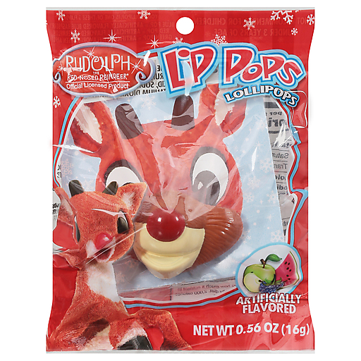 Flix Candy - Rudolph Lip Pops - 16g