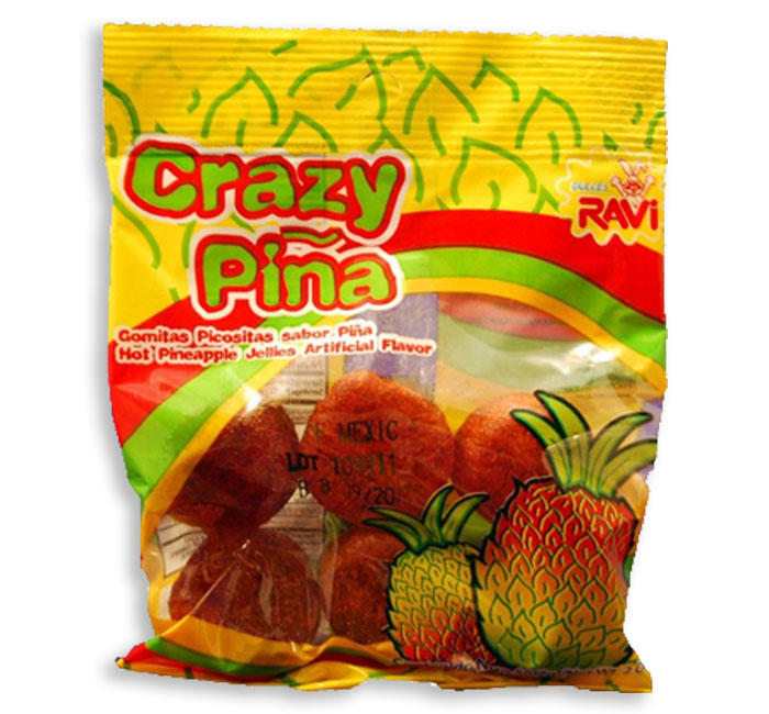 Ravi - Crazy Jelly - Pina Pineapple. - 55g (Mexico)