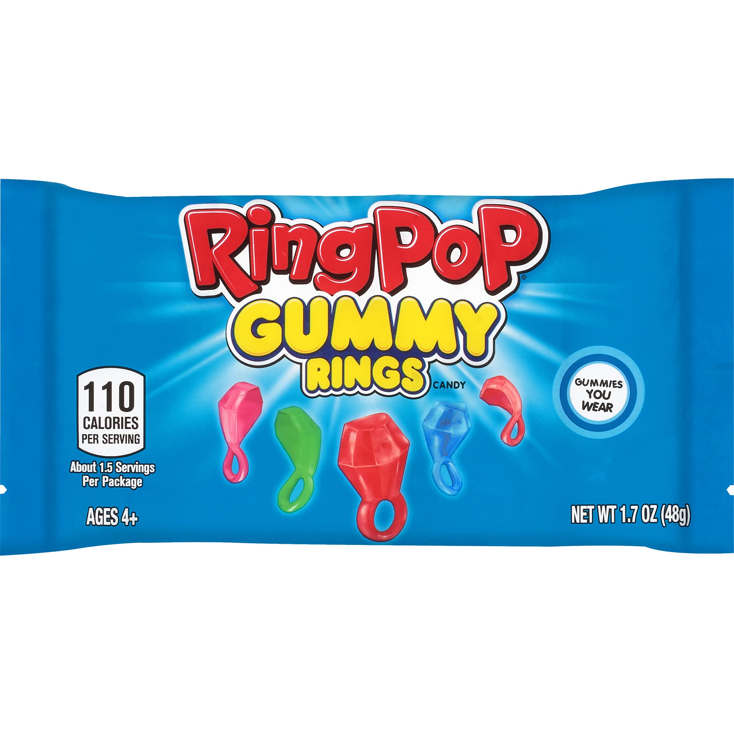 Ring Pops - Gummy Rings - 48g