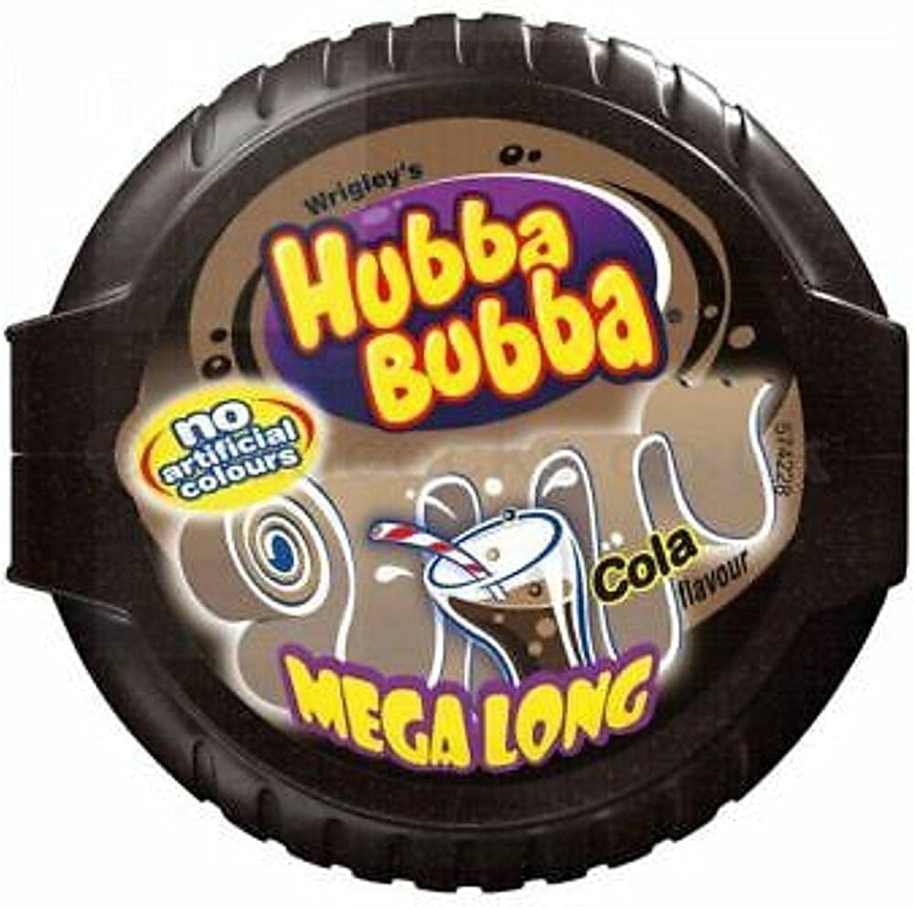 Hubba Bubba - Mega Long Bubble Tape Mix (UK) - 56g